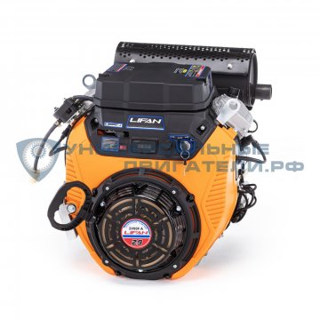 Двигатель Lifan 2V80F-A 29л.с. вал25мм, 20A, с электрозапуском p10