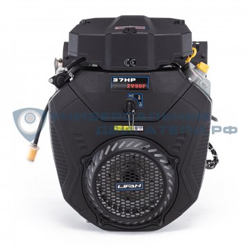 Двигатель Lifan 2V90F ECC 37л.с. вал25мм, 20A, с электрозапуском p10