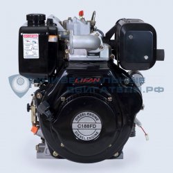 Двигатель Lifan Diesel 188FD 10,6л.с. вал25мм, 6A, с электрозапуском p10