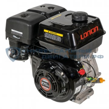 Двигатель Loncin G270F 9л.с. вал25мм p10