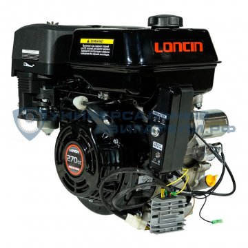 Двигатель Loncin G270FD 9л.с. вал25мм, 5A, с электрозапуском p10