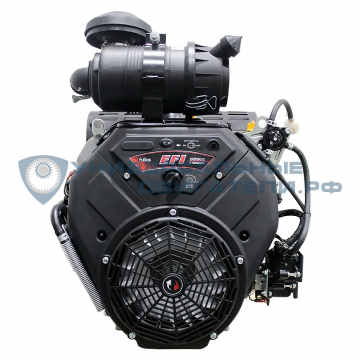 Двигатель Loncin H1000i (LC2V90FD EFI) 37л.с. вал28,575мм, инжекторный 20A, с электрозапуском p10