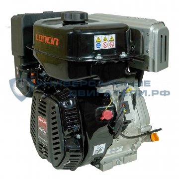 Двигатель Loncin LC190FA 15л.с. вал25мм, 5A p10