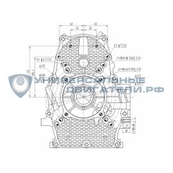 Двигатель Zongshen GB750E 30л.с. вал25,4мм, 20A, с электрозапуском p81