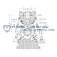 Двигатель Zongshen GB750E 30л.с. вал25,4мм, 20A, с электрозапуском p81