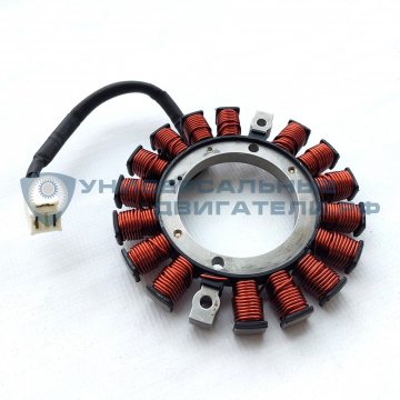 Катушка генератора (освещения, заряда, статор) Zongshen GB680, GB750, GB750EFI 100123214 p10